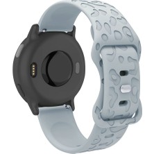 MobaxAksesuar Samsung Galaxy Watch 4 5 6 7 Fe 40 40 44 Classic 42 43 46 47 mm Kordon Leopar Desen Yumuşak Silikon Kordon