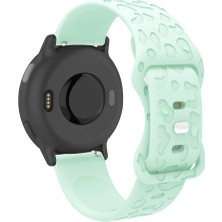 Samsung Galaxy Watch 4 5 6 7 Fe 40 40 44 Classic 42 43 46 47 mm Kordon Leopar Desen Yumuşak Silikon Kordon