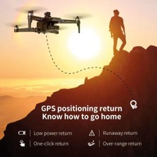 Oyuncakmatik 4K Hd Kameralı Engellerden Kaçınma, Takip Sensörlü 5g Wifi Kumandalı Fpv Pro Drone