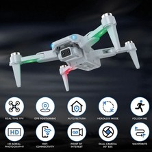 LH LH-X68G 4K Drone Wifi Kamera Fpv Drone Otomatik Dönüş Yol Noktası Beni Takip Et Özellikli