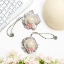 Gigi Giyim Şapka Desenli Bağlamalı Toka