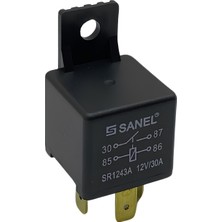 Sanel Mini Röle 12V 30A 4 Uçlu 30-87-86-85 Sanel Mini Röle 4 Fişli