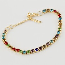 Feryal Şerit Taşlı Suyolu Bileklik