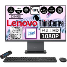 Lenovo Thinkcentre Neo 24 50A Gen5 Intel Core I5 13420H 96GB Ddr5 256GB SSD Freedos Intel® UHD Graphics 23.8" Fhd All In One Bilgisayar 12SC000QTRF16 + Zetta Flash Bellek