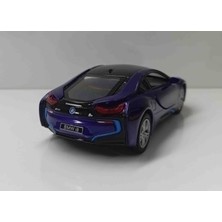 Kinsmart Dianomi Kinsmart 1:36 Ölçek Bmw I8 Çek/bırak Metal Araba