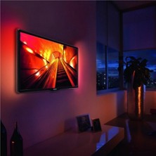 World Of The World Tv Arkası Silikonlu Kumandalı Rgb Şerit LED - 16 Renk