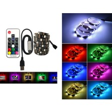 World Of The World Tv Arkası Silikonlu Kumandalı Rgb Şerit LED - 16 Renk