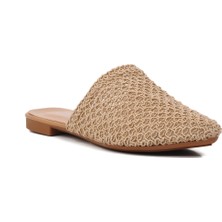 Ayakmod  Bej Kadın Terlik