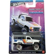Hot Wheels Tubular Trucks 1987 Toyota Pickup Truck Model Araba