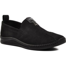 Ayakmod  Siyah Nubuk Erkek Günlük Ayakkabı