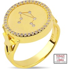 Kuyumcudukkanı Zirkontaşlı"terazi Burcu"yüzük