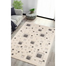 Sere Serpe Comfort Modern Yumuşak Konforlu Halı ve Yolluk 182C Krem Bone