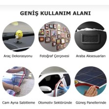 Anfora Life Çift Taraflı Şeffaf Silikon Bant (18MM 2mt) 1 Adet