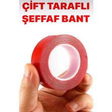 Anfora Life Çift Taraflı Şeffaf Silikon Bant (18MM 2mt) 1 Adet