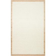 Eko Halı Lhasa Lhs 01 Cream Natural Yün ve Jüt ile Üretilen Örme El Dokuma Halı