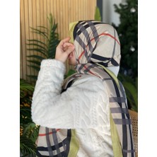 Loryan Scarf Yağ Yeşili Loryan Scarf Diamond Ekose Şal
