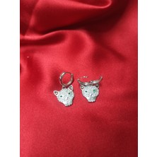 Kedi Küpe Bronz