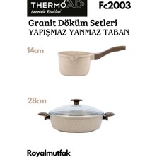 Thermoad 2'li Vizon Set (Sosluk&sütlük-28 cm Karnıyarık Tenceresi)