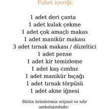 Saltos Deri Çantalı Manikür Pedikür Seti 12 Parça Paslanmaz Çelik Ayak El Bakımı Tırnak Bakımı Manikür Seti