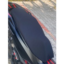 Scooter Universal  Her Modele Uyumlu Koltuk Kılıfı Düz Siyah Kaliteli
