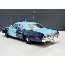 AutoWorld Dianomi Autoworld 1:18 Ölçek 1974 Dodge Monaco Police ( Diecast Metal Model)