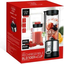 Rose Teknoloji Acl Şarjlı Taşınabilir 450 ml Hacimli 380 ml Bardaklı Buz Kırabilen Blender