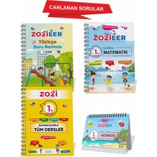 1.sınıf Canlanan Kitap Seti (Kırmızı Set) 3kitap 1takvim Not