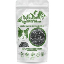 DOĞSEK Kedi Kumu Koku Giderici Excellence Km Granular Activated Carbon 230 gr Kömür Bazlı Granül Aktif Karbon Kalın Taneli