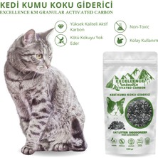 DOĞSEK Kedi Kumu Koku Giderici Excellence Km Granular Activated Carbon 230 gr Kömür Bazlı Granül Aktif Karbon Kalın Taneli