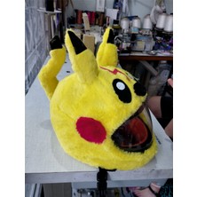 Çocuk Pikachu Kask Çocuk Kask Pika Kask Açık Çocuk Kaskı