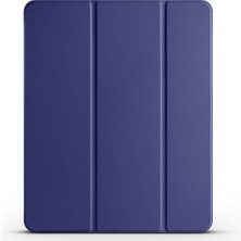 Roketcim Apple iPad Pro 12.9 2022 M2 Smart Cover Kalem Bölmeli Standlı 1-1 Kılıf