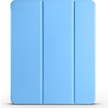 Roketcim Apple iPad Air 13 2024 Smart Cover Kalem Bölmeli Standlı 1-1 Kılıf