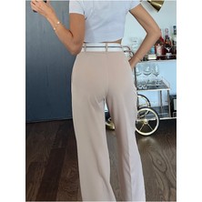 NO979 Belt Kemer Detay Pantolon