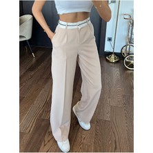 NO979 Belt Kemer Detay Pantolon