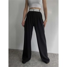 NO979 Belt Kemer Detay Pantolon