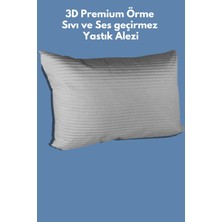 3D Premium Ultra Soft Pamuk Örme Sıvı Geçirmez Yastık Alezi 50X70 2 Adet