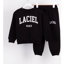 Laciel Sloganlı Unisex 2'li Alt Üst Takım