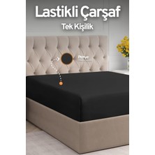 Eve Tekstil Fitted Yüksek  Penye Kumaş Tek Kişilik Lastikli Çarşaf