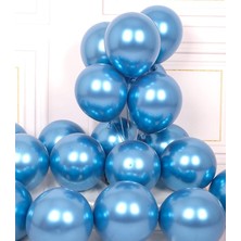 12INC Büyük Boy Aynalı Krom Balon Yüksek Kalite 60 Adet