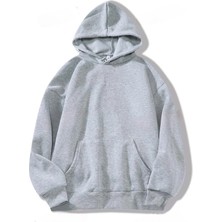 Yeni Sezon Içi Şardonlu 3 Iplik Unisex Kapüşonlu Sweatshirt