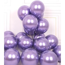 12INC Büyük Boy Aynalı Krom Balon Yüksek Kalite 70 Adet