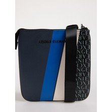 Armani Exchange Siyah - Mavi - Beyaz Erkek Postacı Çantası XM000164