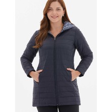 Selen Lacivert Kadın Mont 24KSL6121