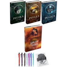 Ephesus Yayınları Doksan Artı Dört 2 (Ciltli) ve Pusula Kolezyum Kızıl Şafak Konsorsiyum Ciltli