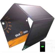 Keseroğlu Solar 21KAMP Güneş Panelli USB Girişli Katlanabilir Güneş Enerjili Şarj Cihazı