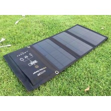 Keseroğlu Solar 21KAMP Güneş Panelli USB Girişli Katlanabilir Güneş Enerjili Şarj Cihazı