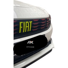 Ark Sticker Egea Sedan Ön Panjur Sticker Set Kırmızı