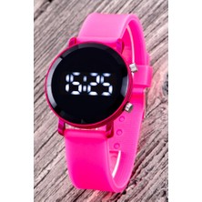 Saattino Fuşya Renk Genç Kız Saati LED Watch Dijital Kol Saat ST-304315