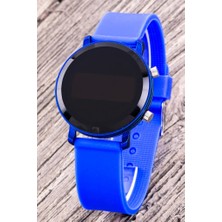 Saattino Mavi Dijital LED Çocuk Saati Kız/erkek Şirin Hediyelik Unisex Saat ST-304316