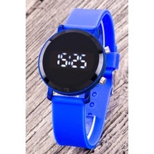 Saattino Mavi Dijital LED Çocuk Saati Kız/erkek Şirin Hediyelik Unisex Saat ST-304316